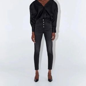 Zara black skinny jeans